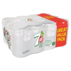 7up Free Cans 12 Pack 5.00 €
