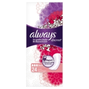 Always Discreet Liners Sensitive Bladder 24s