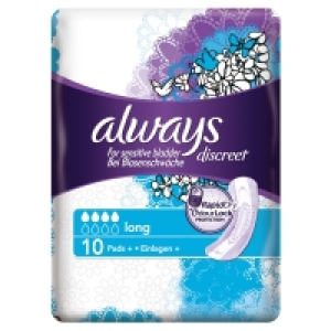 Always Discreet Long Pads 3.00 €