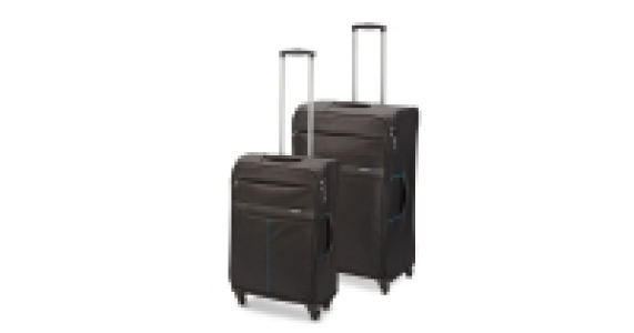 Ultra-Light Black Suitcase Set