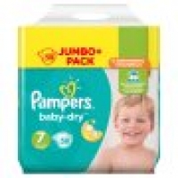Tesco  Pampers Baby Dry Size 7 Jumbo+ Pack 5