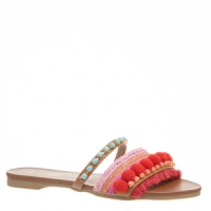 Pom Pom Sandals
