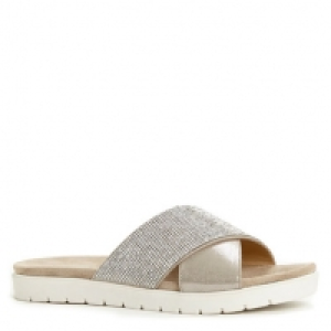 Diamante Footbed Sandals