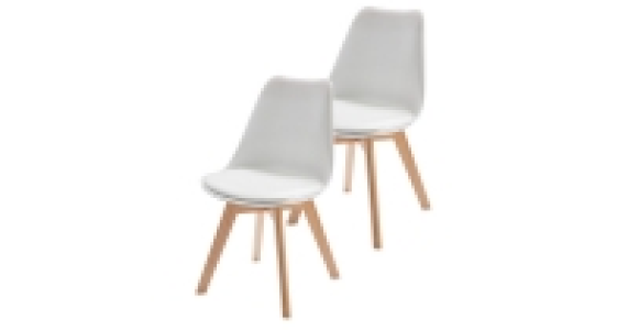 Home Creation White Chairs 2-Pack
