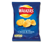 Centra  Walkers Cheese & Onion 6 Pack