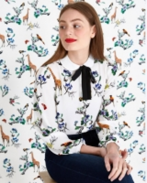 Savida Savannah Print Blouse