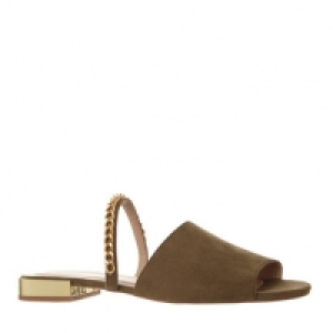 Chain Trim Mule Sandals