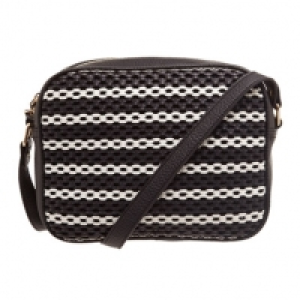 Woven Stripe Cross Body Bag
