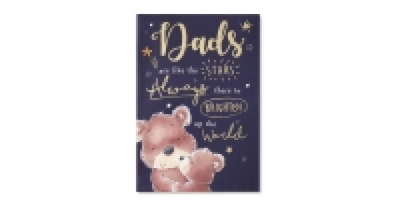 Dads Are Like Stars Large Card