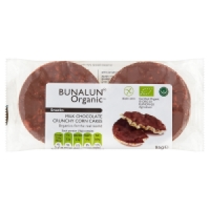 Bunalun Organic Milk Chocolate Crunchy Corn Cakes