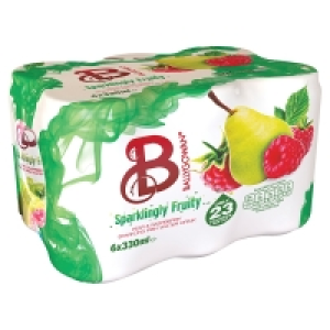 Ballygowan Sparkling Water Pear/Rasp Can 6 Pack