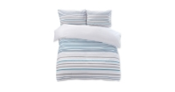 Seersucker Stripe King Duvet Set
