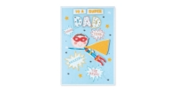 Super Dad Large Fathers Day Card
