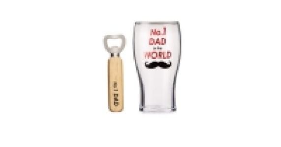 No1 Dad in the World Pint Glass