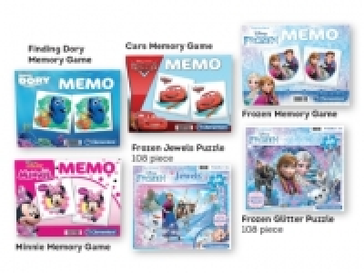 CLEMENTONI Assorted Character Games & Puzzles