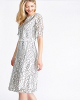 Dunnes Stores  Gallery Lace Contrast Dress