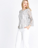 Dunnes Stores  Gallery Bell Sleeve Lace Top