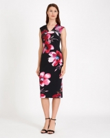 Dunnes Stores  Gallery V-Neck Floral Scuba Dress
