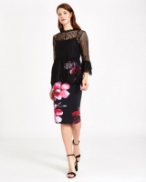 Dunnes Stores  Gallery Floral Pencil Skirt
