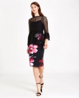 Gallery Floral Pencil Skirt