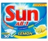 EuroSpar Sun Dish Washer Tablets All In 1 White/Lemon