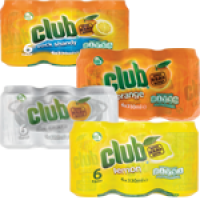 Costcutter  Club, Club Lemon, Diet Orange, Orange, Rock Shandy can 330ml