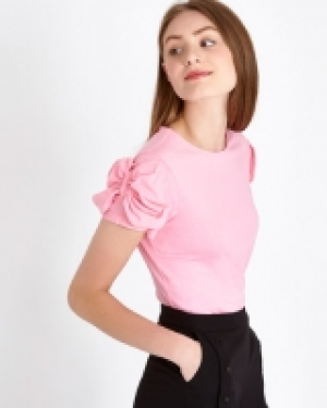 Savida Bow Sleeve T-Shirt