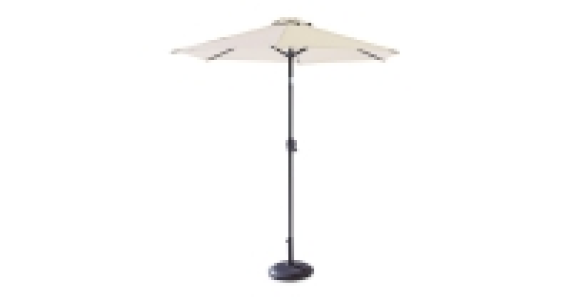 Aldi  Gardenline Parasol Cream