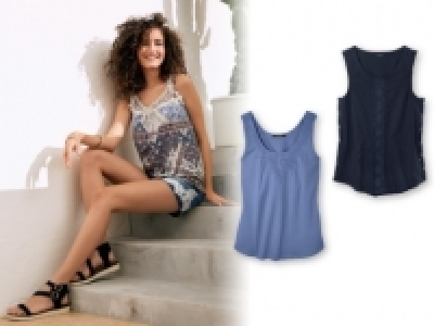 ESMARA® Ladies Crochet Top