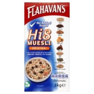 SuperValu  Flahavans Hi 8 Muesli No Added Sugar