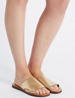 Marks and Spencer  Leather Cut Out Mule Shoes