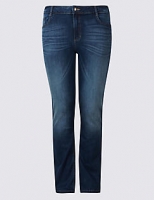 Marks and Spencer  PLUS Ozone Mid Rise Slim Bootcut Jeans