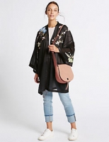Marks and Spencer  Faux Leather Clean Saddle Across Body Bag