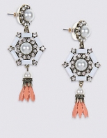 Marks and Spencer  Pearl Effect Drop Earrings
