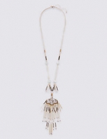 Marks and Spencer  Bugle Pearl Pendant Necklace