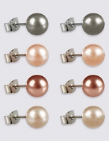 Marks and Spencer  Pearl Effect Earrings Set