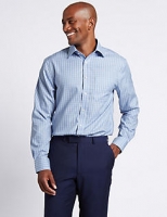 Marks and Spencer  Pure Cotton Non-Iron Checked Shirt