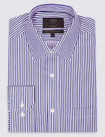 Marks and Spencer  Pure Cotton Non-Iron Striped Shirt
