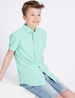 Marks and Spencer  Cotton Rich Shirt (3-14 Years)