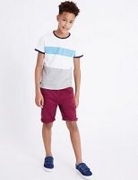 Marks and Spencer  Cotton Shorts with Stretch (3-14 Years)