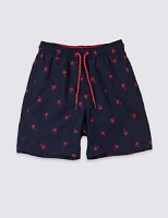 Marks and Spencer  Embroidered Swim Shorts (3-14 Years)