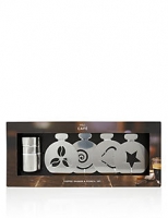 Marks and Spencer  Stainless Steel Shaker & Stencil Gift Set