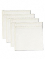 Marks and Spencer  Lace Border Napkin 4 Pack