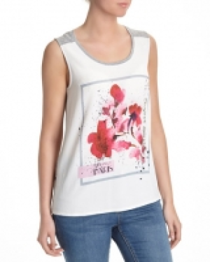 Graphic Rose Vest