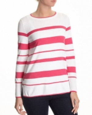 Stripe Button Side Jumper