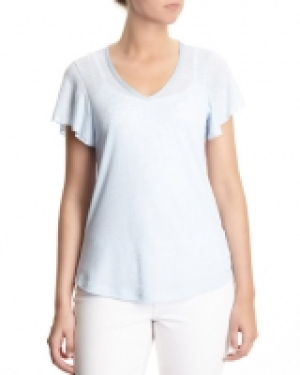 Lurex V-Neck T-Shirt