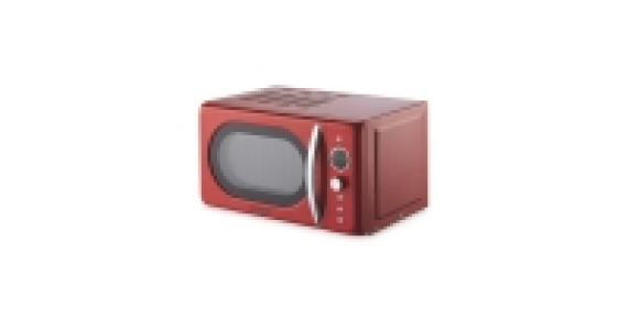 Ambiano Red Retro Microwave