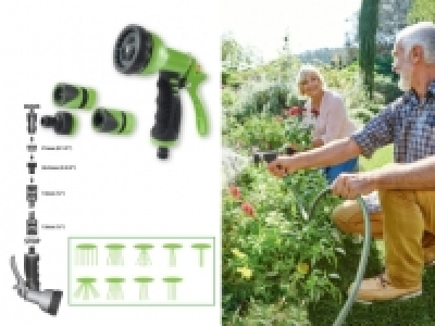 Florabest® Garden Hose Spray Gun with Attachments