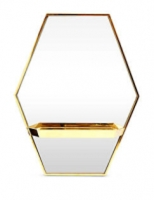 Hexagonal Shelf Mirror 199.00 €