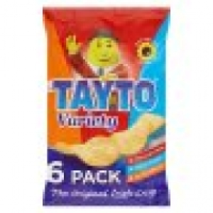 Tayto Assorted Crisps 6X25g 1.50 €
